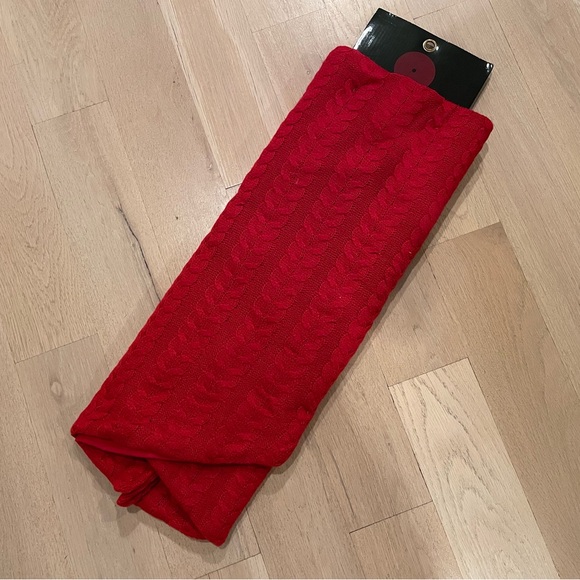 The Christmas Shoppe Red Knit Tree Skirt - Picture 2 of 5